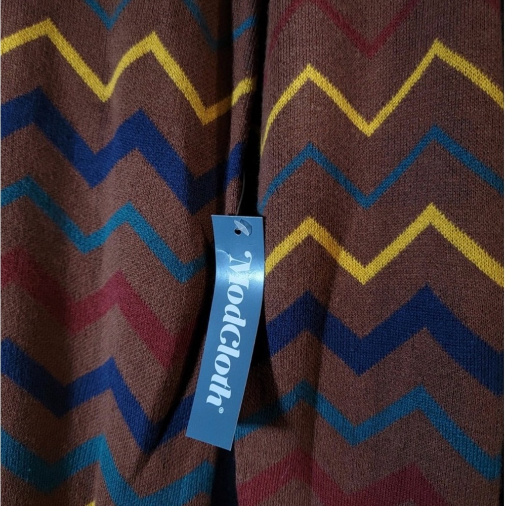 ModCloth Chevron Knit Sweater - Picture 3 of 8